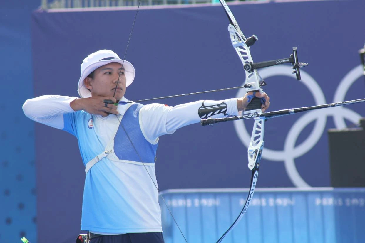 Olympic 2024: Cung thủ Việt Nam thua trắng nhà vô địch thế giới- Ảnh 1.