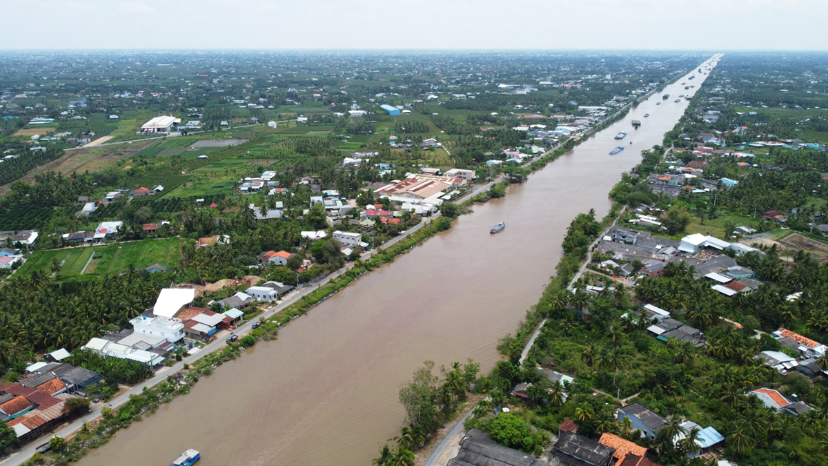 Bộ GTVT phản hồi đề xuất nâng cấp bờ kè kênh Chợ Gạo- Ảnh 1.