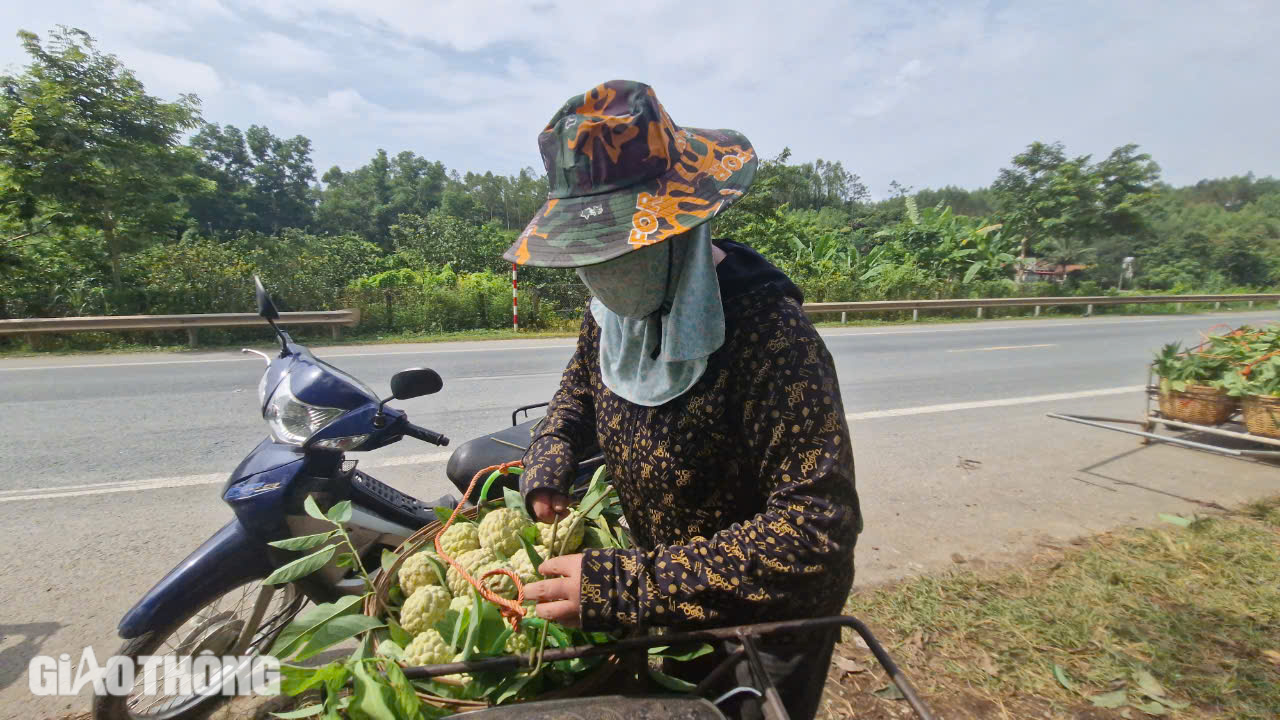 Tận thấy na "ngồi" thúng, "đi" ròng rọc từ núi đá xuống chợ ở Lạng Sơn- Ảnh 6.