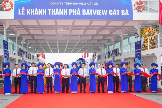 Hải Phòng khánh thành, đưa 3 phà mới BayView đi đảo Cát Bà vào hoạt động- Ảnh 1.