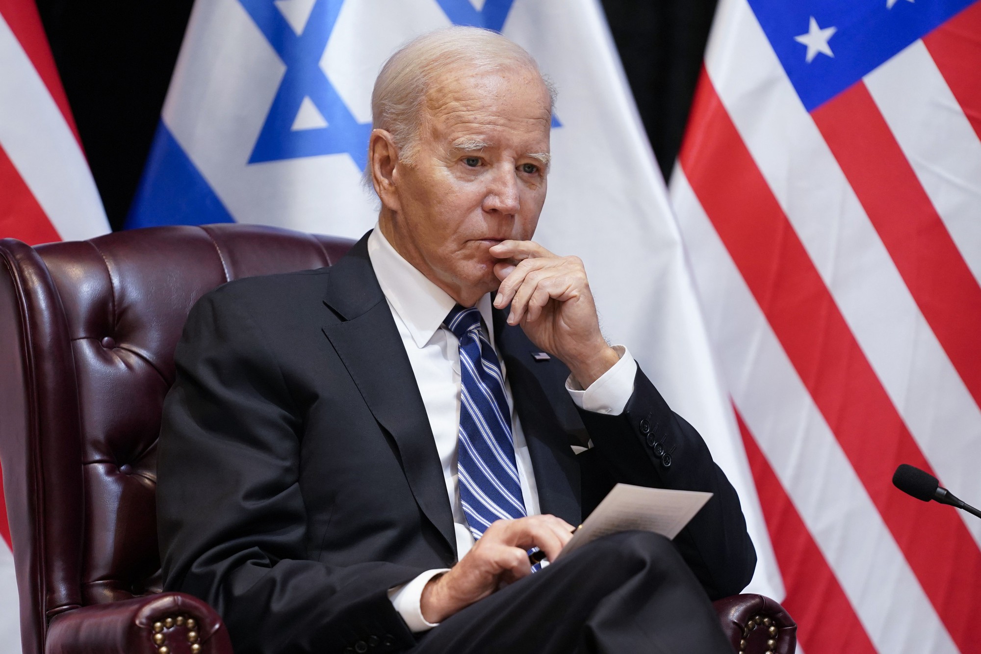 Ông Biden họp khẩn trước nguy cơ Iran tấn công Israel- Ảnh 1.