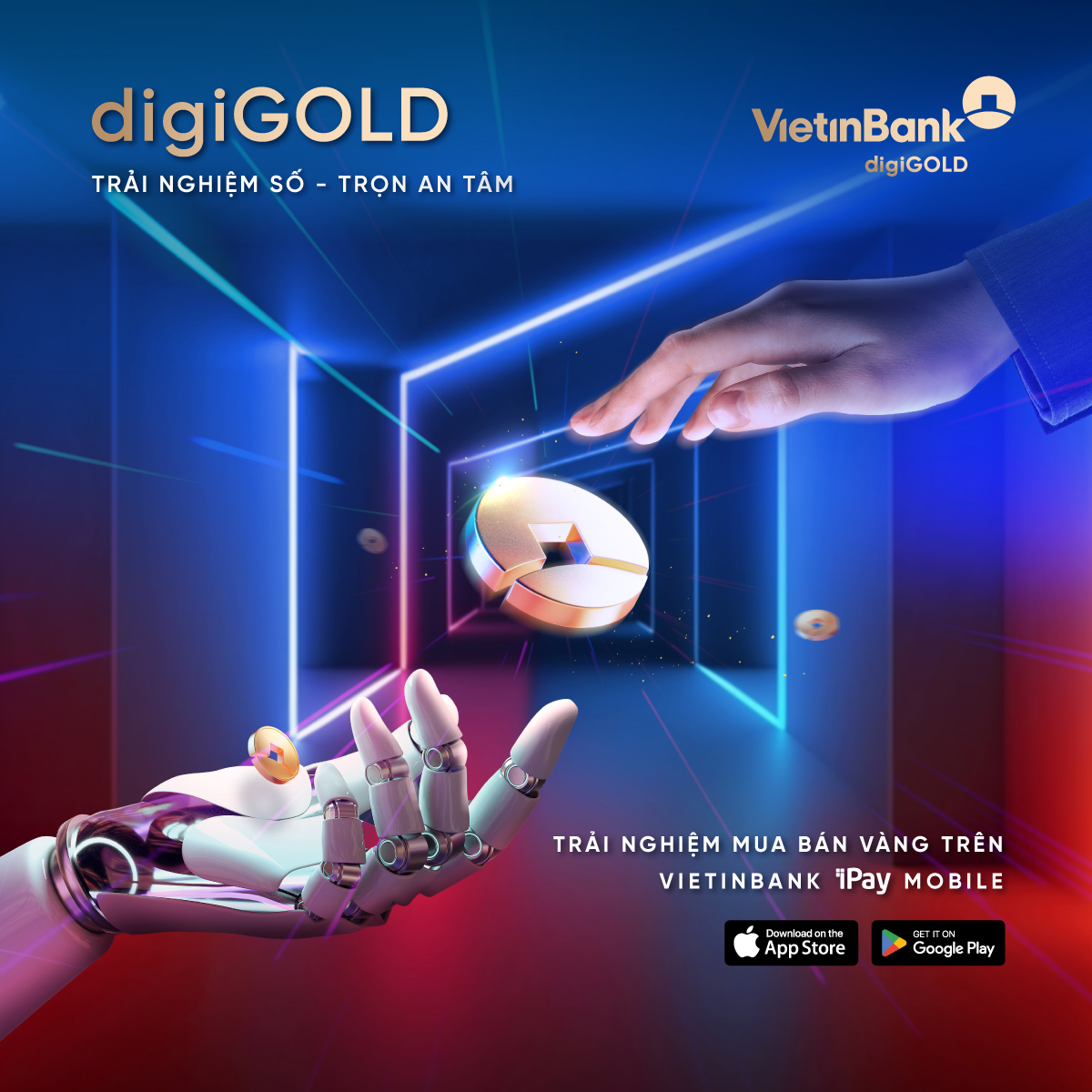 Triển khai mua bán vàng (digiGOLD) trên ứng dụng số VietinBank iPay Mobile- Ảnh 1.