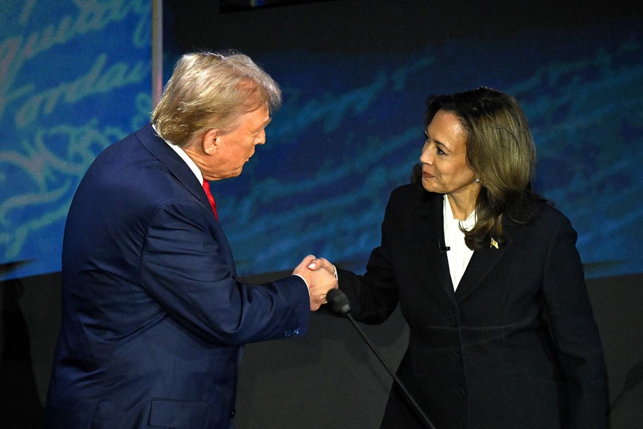 Những chi tiết đáng chú ý trong màn tranh luận giữa Trump - Harris- Ảnh 1.