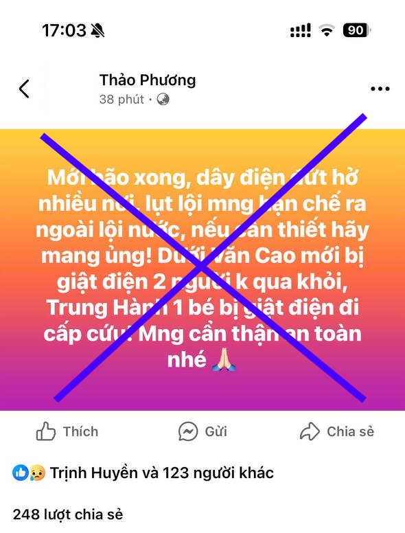 Phạt nặng 1 trường hợp tung tin điện giật làm 2 người không qua khỏi ở Hải Phòng- Ảnh 1.