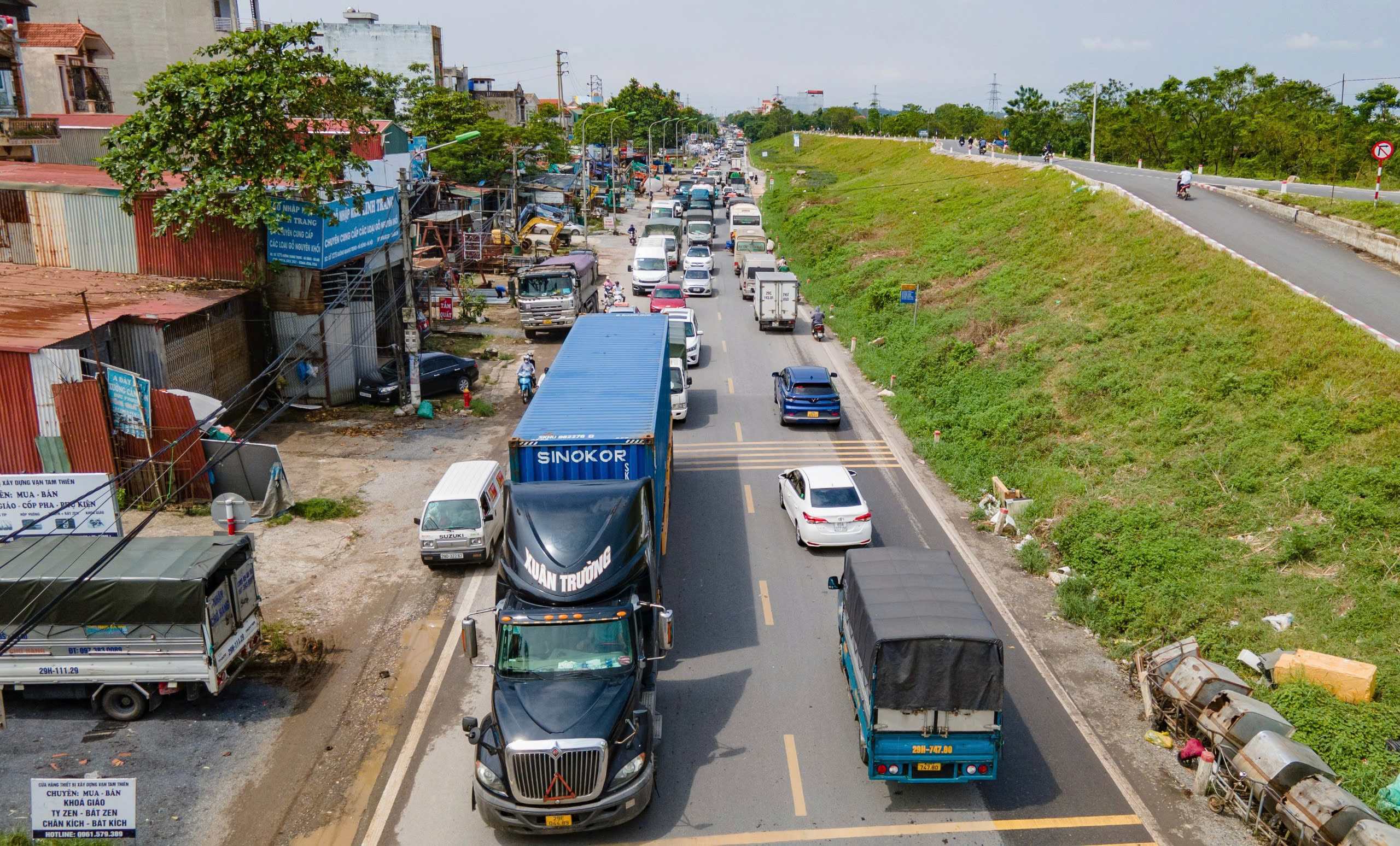 Hà Nội: Nhiều công trình giao thông trọng điểm vẫn thi công cầm chừng vì úng ngập sau bão- Ảnh 22.