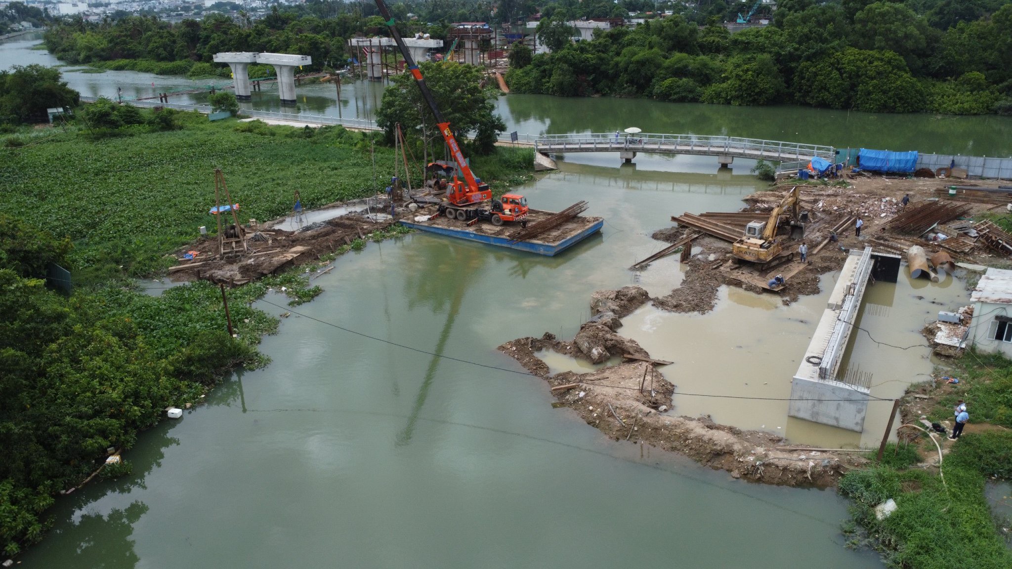 Yêu cầu cưỡng chế các nhà hàng, khu đất cản đường ven sông Cái hơn một năm- Ảnh 2.