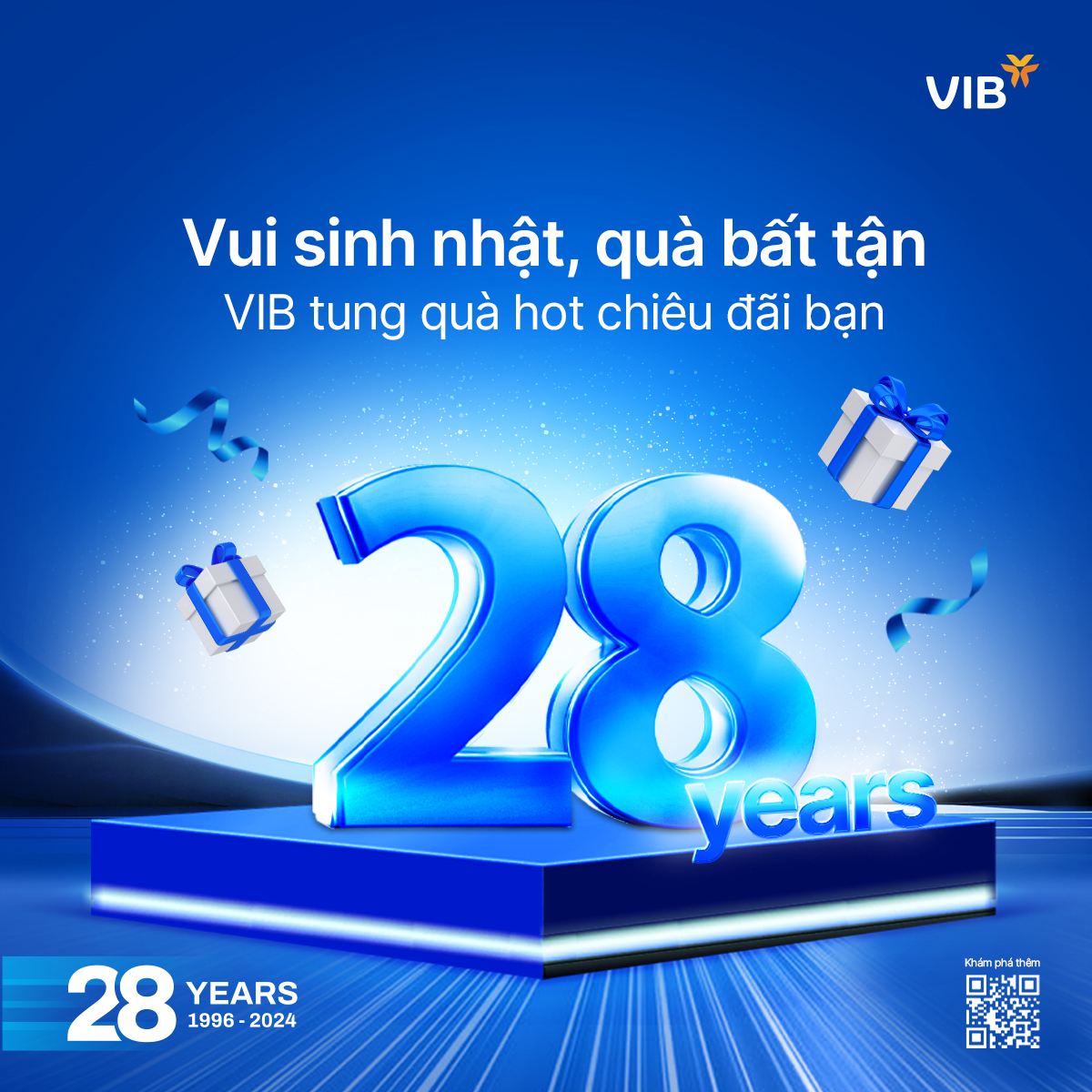 Mừng 28 năm thành lập, VIB ưu đãi không giới hạn tri ân khách hàng- Ảnh 2.