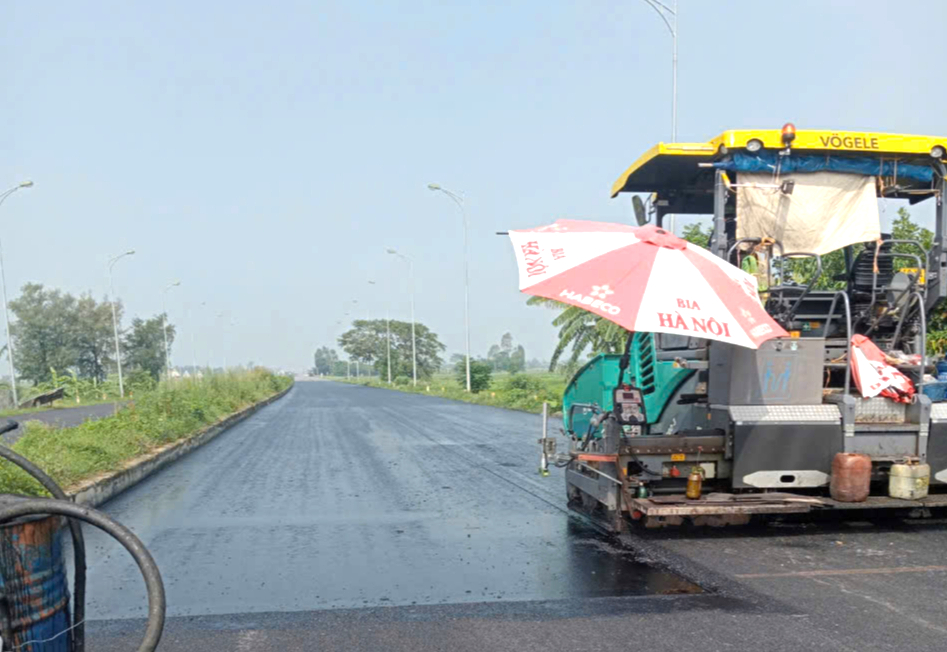 Tăng tốc thi công dự án đường trục phát triển dài 46km ở Nam Định- Ảnh 10.