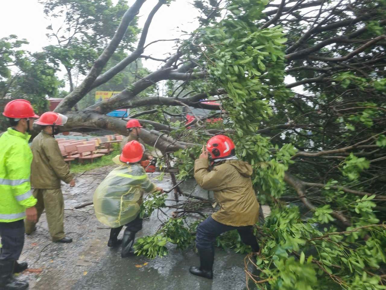 Mưa lớn kết hợp triều cường, nhiều tuyến phố Hải Phòng ngập như sông- Ảnh 5.