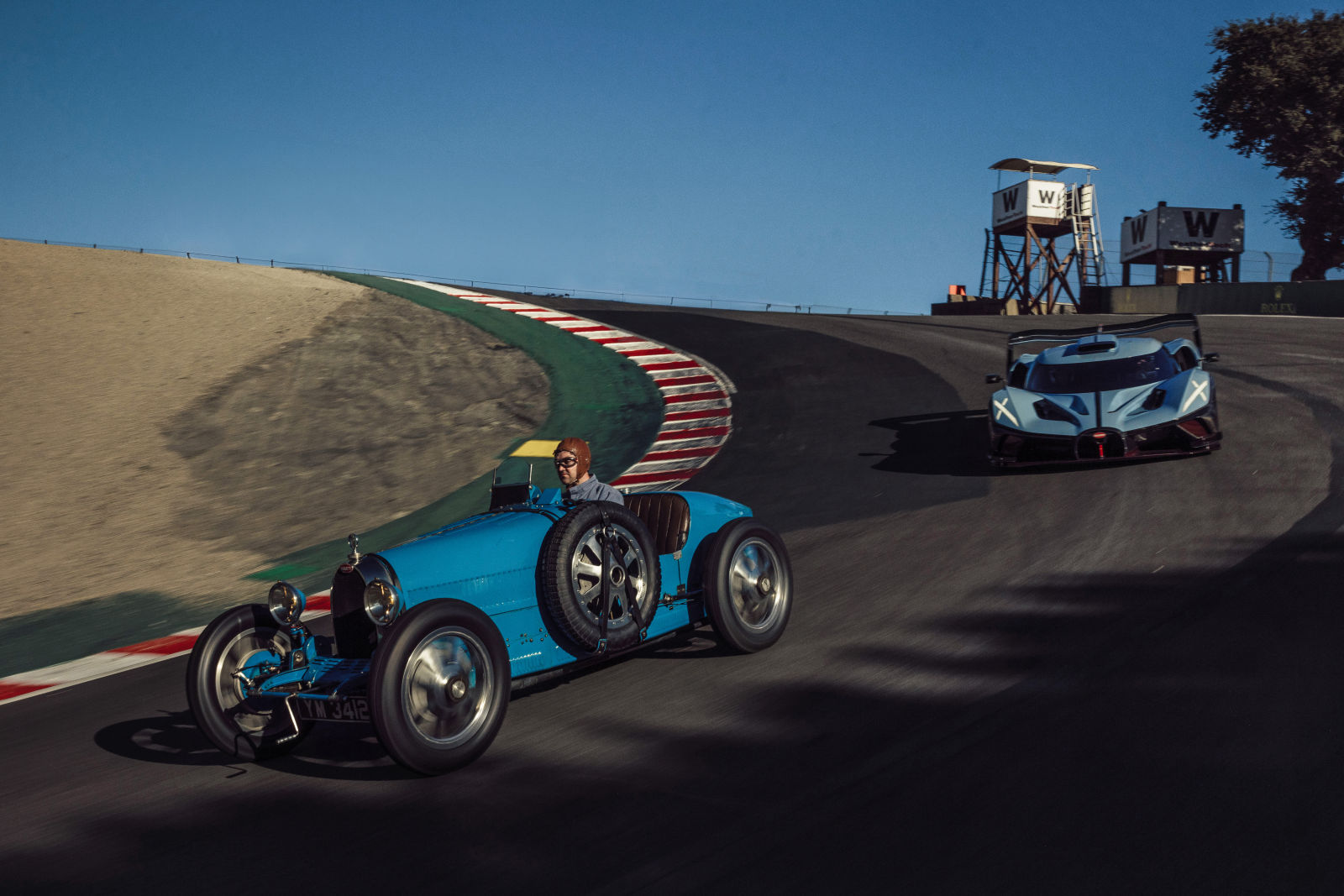 Bugatti Bolide chinh phục đường đua Laguna Seca để tri ân huyền thoại Type 35- Ảnh 5.