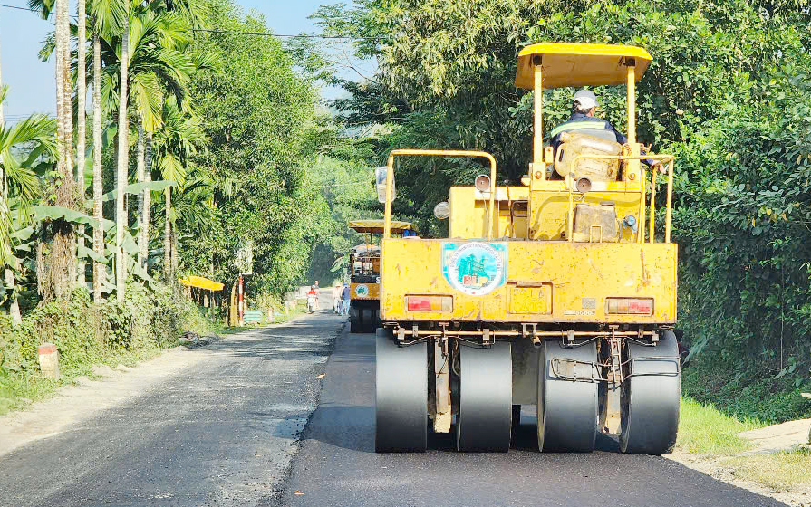 Các tuyến quốc lộ ở Quảng Ngãi bị hư hỏng được sửa chữa đến đâu?- Ảnh 1.