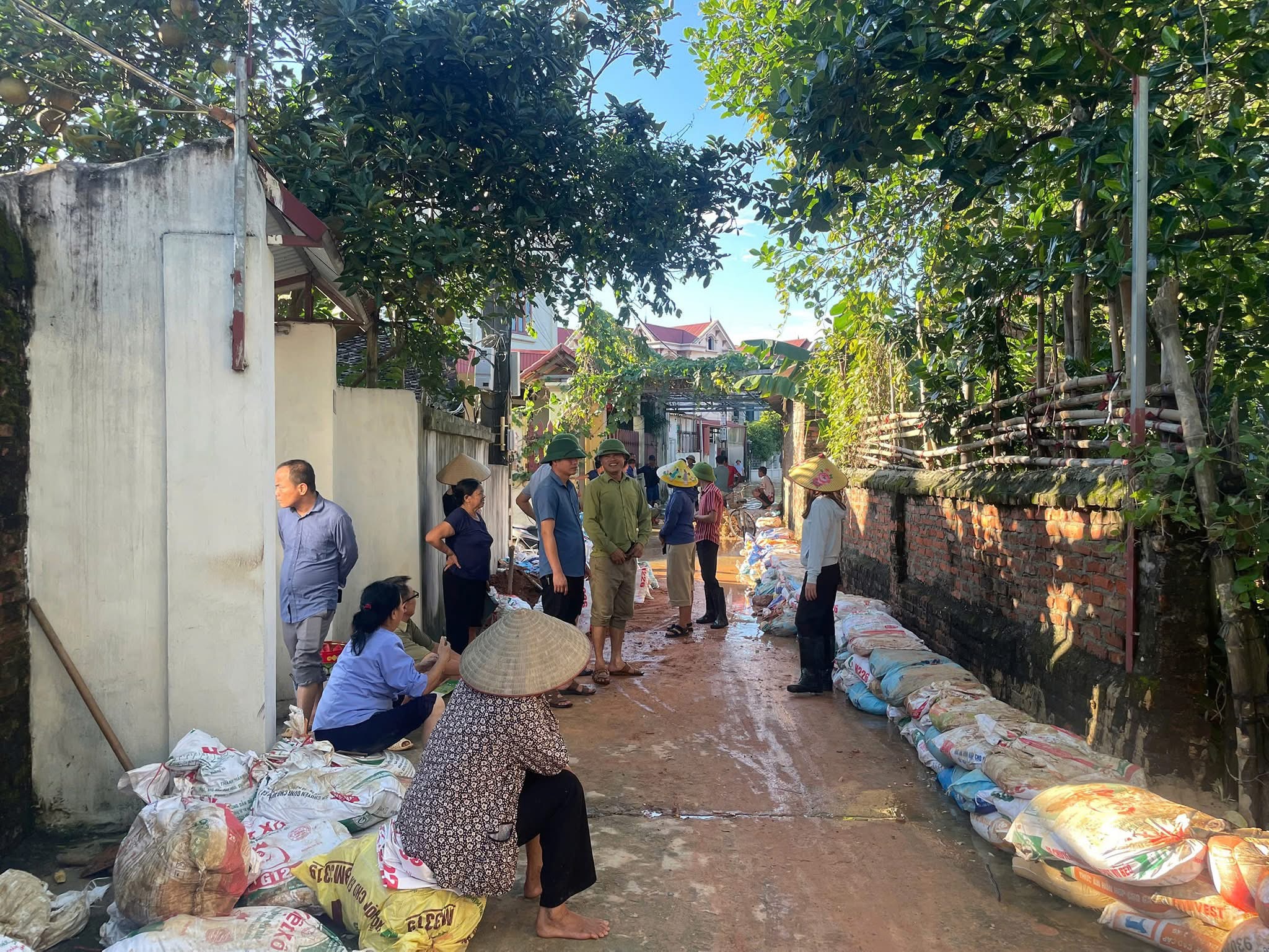 Hà Nội: Người dân xã Đa Phúc gồng mình chống chọi trận lụt lịch sử- Ảnh 10.