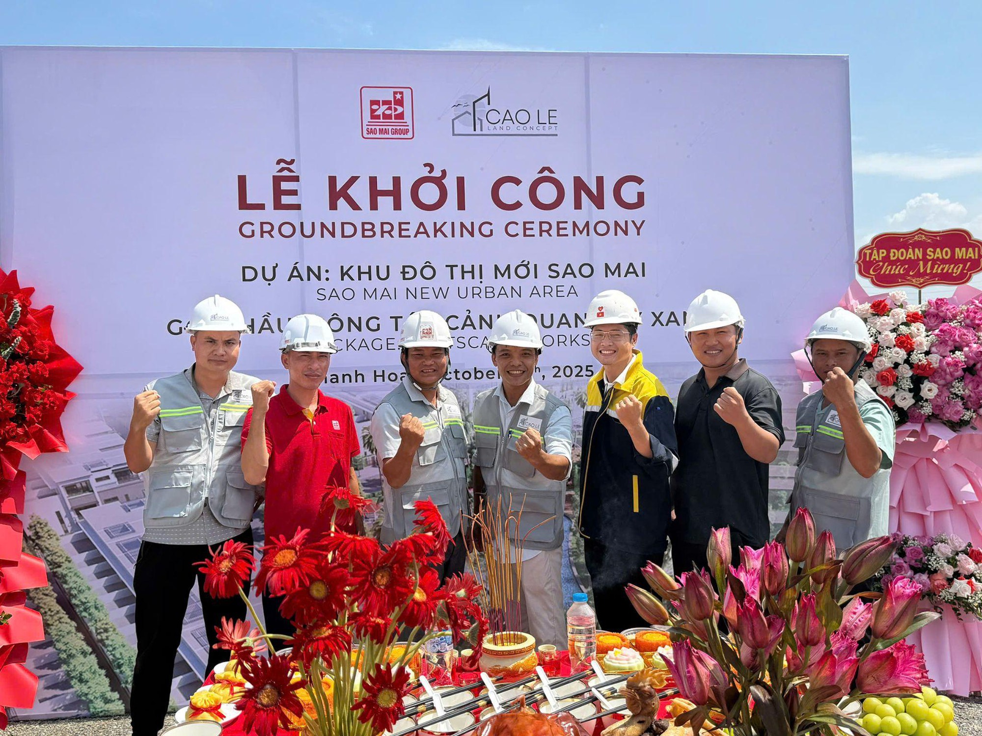 Cao Lê Land Concept khởi công gói thầu cảnh quan cây xanh tại Dự án Khu đô thị mới Sao Mai- Ảnh 3. Cao Lê Land Concept khởi công gói thầu cảnh quan cây xanh tại Dự án Khu đô thị mới Sao Mai- Ảnh 3.