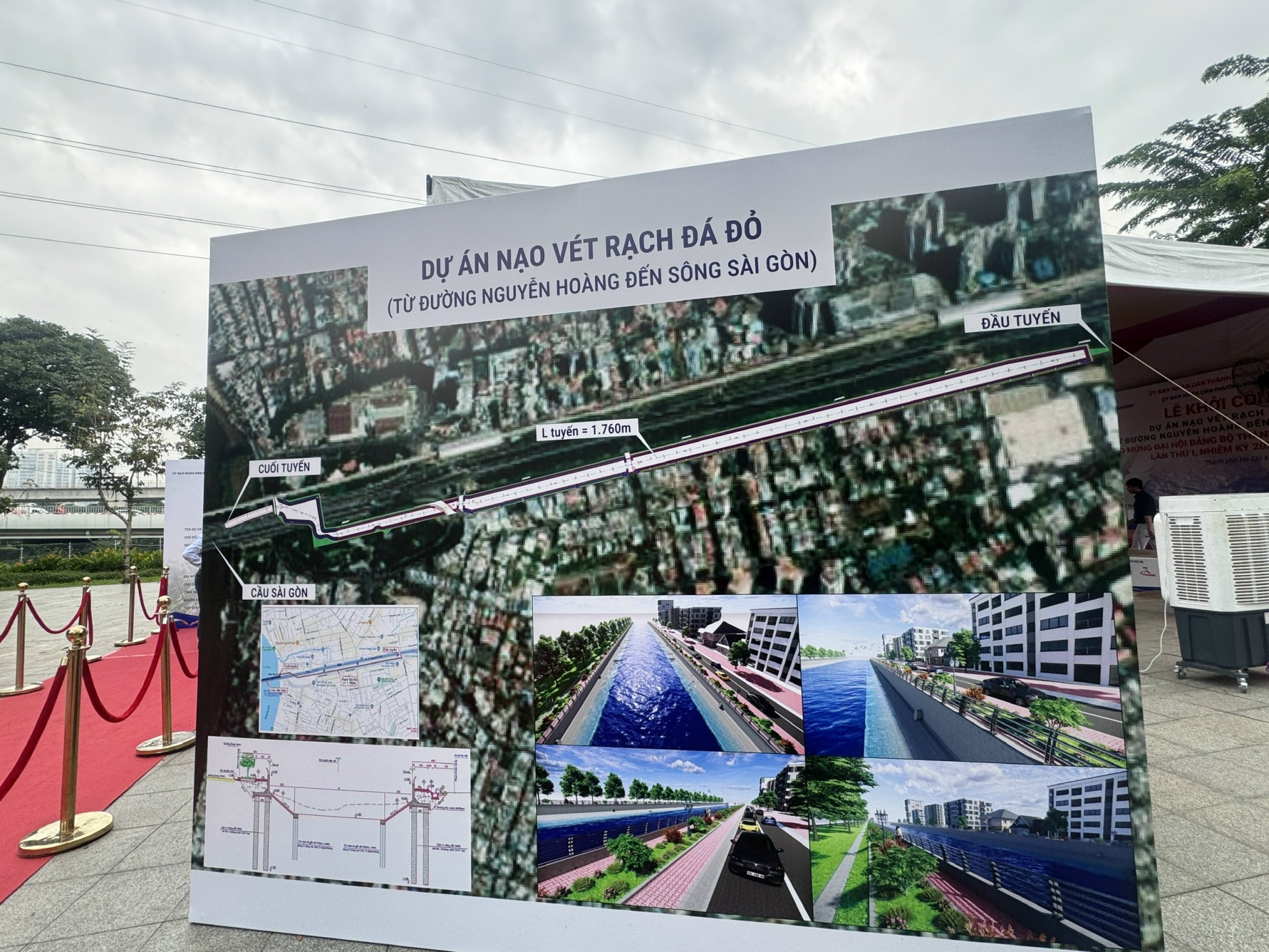 TP.HCM khởi công dự án nạo vét rạch Đá Đỏ: Gỡ “nút thắt” thoát nước cho khu Đông- Ảnh 8. TP.HCM khởi công dự án nạo vét rạch Đá Đỏ: Gỡ “nút thắt” thoát nước cho khu Đông- Ảnh 8.