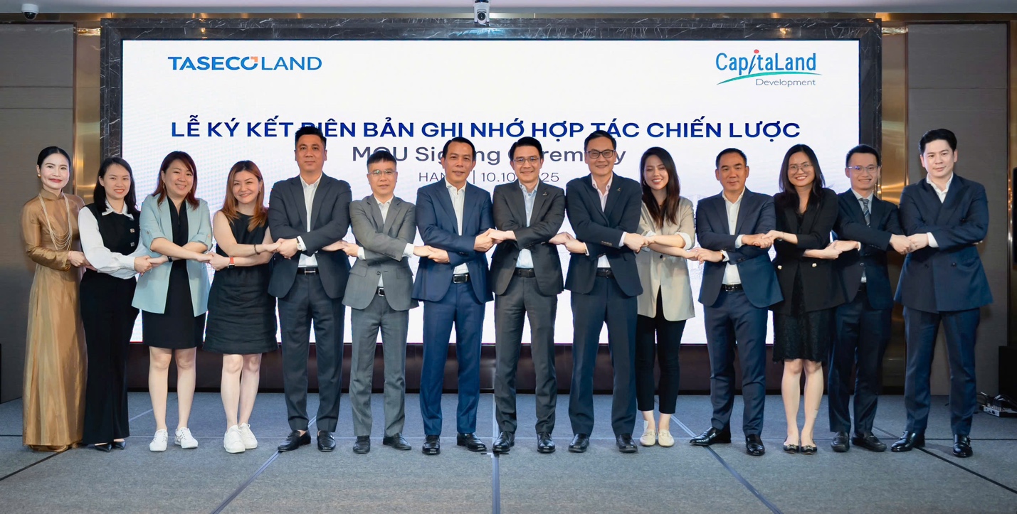 Taseco Land hợp tác chiến lược cùng CapitaLand Development - Nâng tầm đô thị Việt Nam- Ảnh 2. Taseco Land hợp tác chiến lược cùng CapitaLand Development - Nâng tầm đô thị Việt Nam- Ảnh 2.