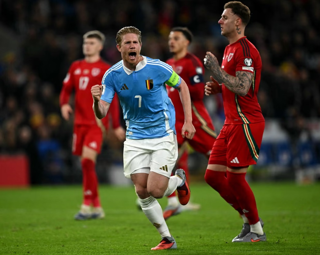 De Bruyne lập cú đúp, Bỉ ngược dòng đánh bại Xứ Wales- Ảnh 1. De Bruyne lập cú đúp, Bỉ ngược dòng đánh bại Xứ Wales- Ảnh 1.