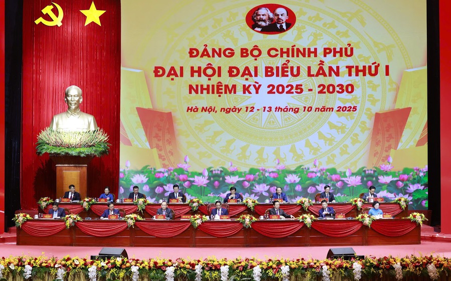 Khai mạc Đại hội đại biểu Đảng bộ Chính phủ lần thứ I- Ảnh 1.