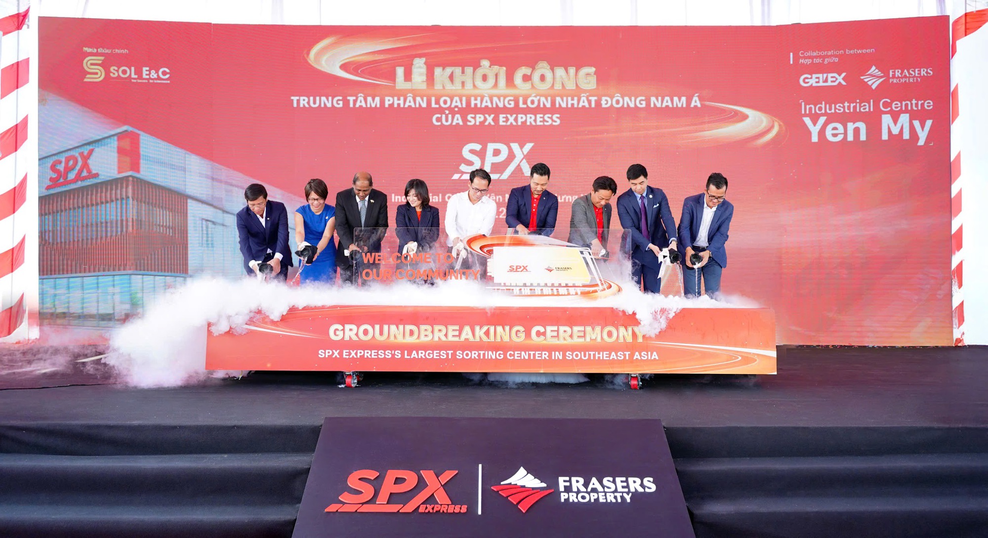 SPX Express khởi công trung tâm phân loại hàng hóa 17 hecta tại Hưng Yên- Ảnh 1. SPX Express khởi công trung tâm phân loại hàng hóa 17 hecta tại Hưng Yên- Ảnh 1.