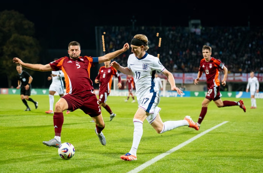 Thắng đậm Latvia, Anh sớm giành vé dự World Cup 2026- Ảnh 1. Thắng đậm Latvia, Anh sớm giành vé dự World Cup 2026- Ảnh 1.