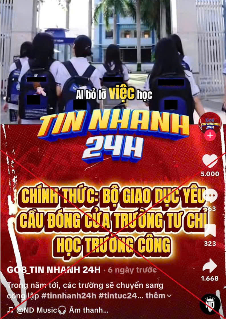 Bộ Giáo dục và Đào tạo bác tin đồn giải thể trường ngoài công lập- Ảnh 4. Bộ Giáo dục và Đào tạo bác tin đồn giải thể trường ngoài công lập- Ảnh 4.