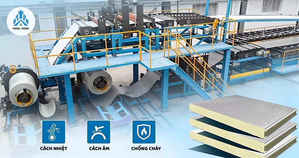 Panel Home Vina phát triển tấm panel cách nhiệt, chống cháy cho công trình hiện đại- Ảnh 1. Panel Home Vina phát triển tấm panel cách nhiệt, chống cháy cho công trình hiện đại- Ảnh 1.