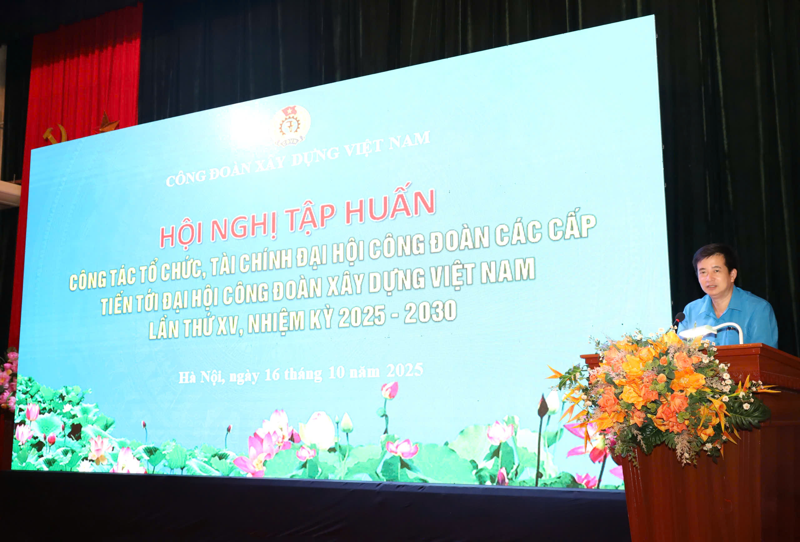 Công đoàn Xây dựng Việt Nam tập huấn công tác chuẩn bị đại hội công đoàn các cấp- Ảnh 1. Công đoàn Xây dựng Việt Nam tập huấn công tác chuẩn bị đại hội công đoàn các cấp- Ảnh 1.