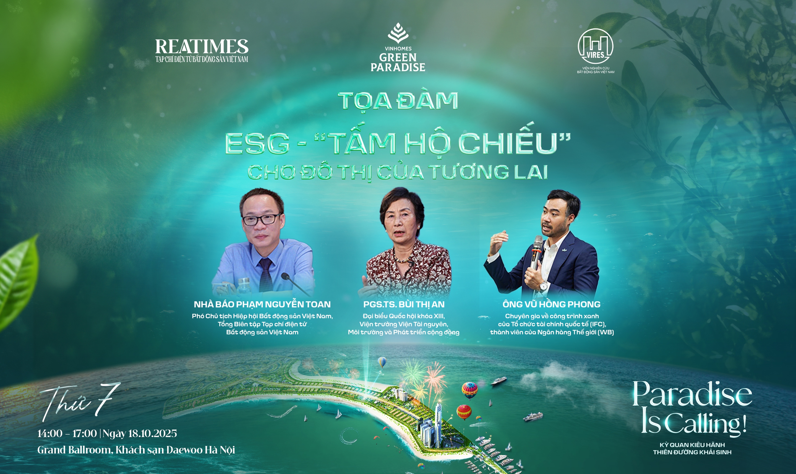 Vinhomes Green Paradise: Chuỗi sự kiện khai mở "kỳ quan" - Chuẩn mực siêu đô thị ESG++- Ảnh 1. Vinhomes Green Paradise: Chuỗi sự kiện khai mở "kỳ quan" - Chuẩn mực siêu đô thị ESG++- Ảnh 1.