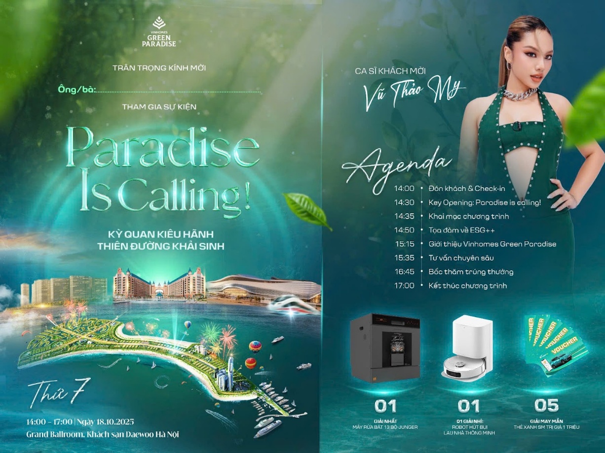 Chuỗi sự kiện Vinhomes Green Paradise: VHS Group cùng đồng hành kiến tạo di sản tương lai- Ảnh 1. Chuỗi sự kiện Vinhomes Green Paradise: VHS Group cùng đồng hành kiến tạo di sản tương lai- Ảnh 1.
