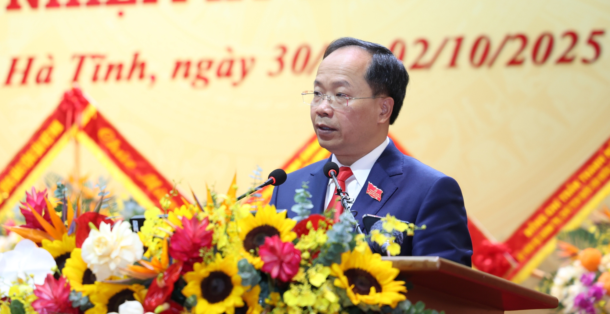 Ông Nguyễn Duy Lâm tái đắc cử Bí thư Tỉnh ủy Hà Tĩnh- Ảnh 1.
