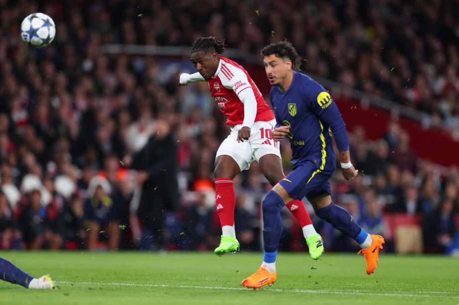 Viktor Gyokeres lập cú đúp, Arsenal nhấn chìm Atletico Madrid tại Champions League- Ảnh 1.