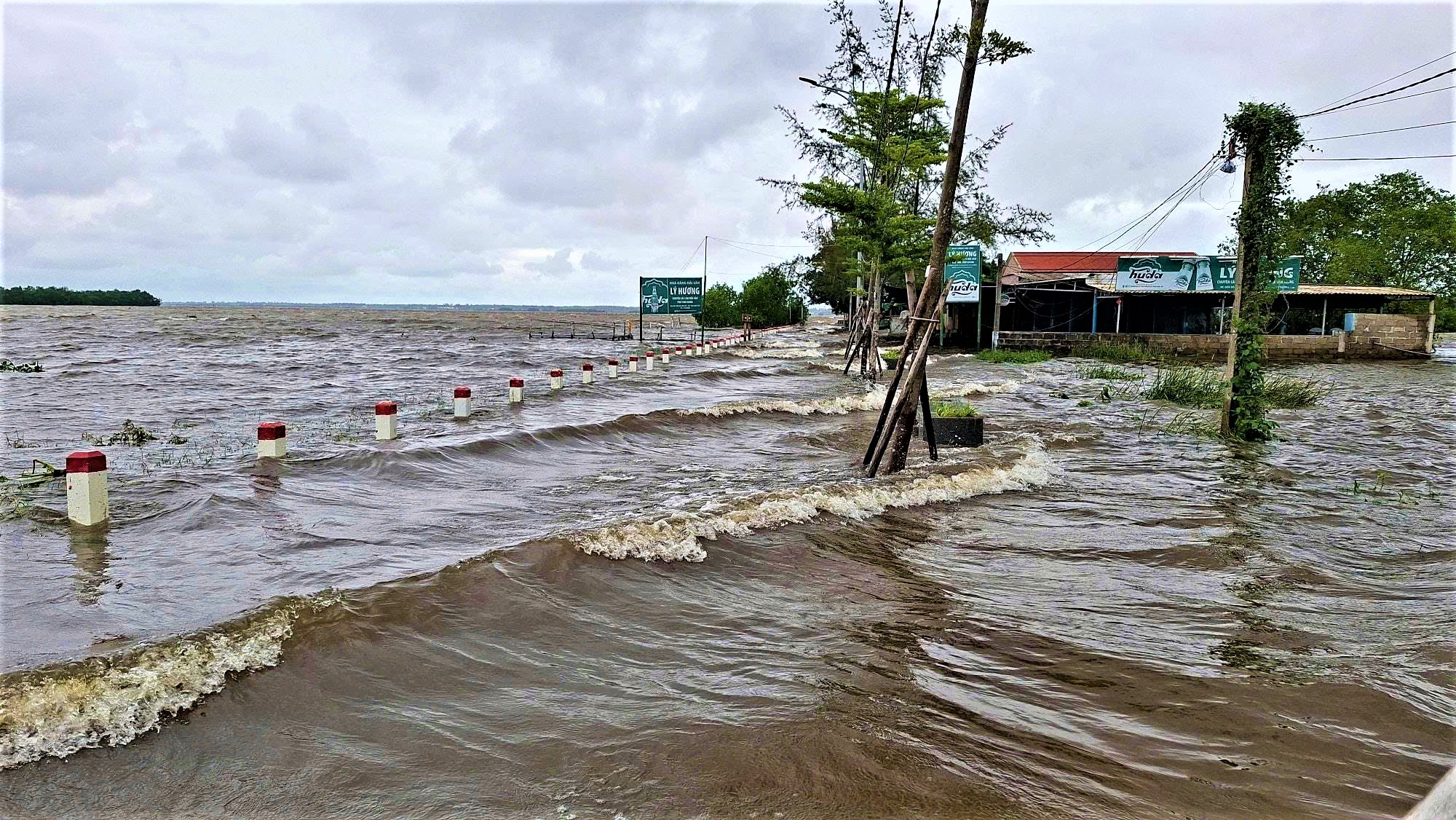 Bão 12 chưa đổ bộ, nhiều vùng thấp trũng của Huế đã ngập sâu- Ảnh 3. Bão 12 chưa đổ bộ, nhiều vùng thấp trũng của Huế đã ngập sâu- Ảnh 3.