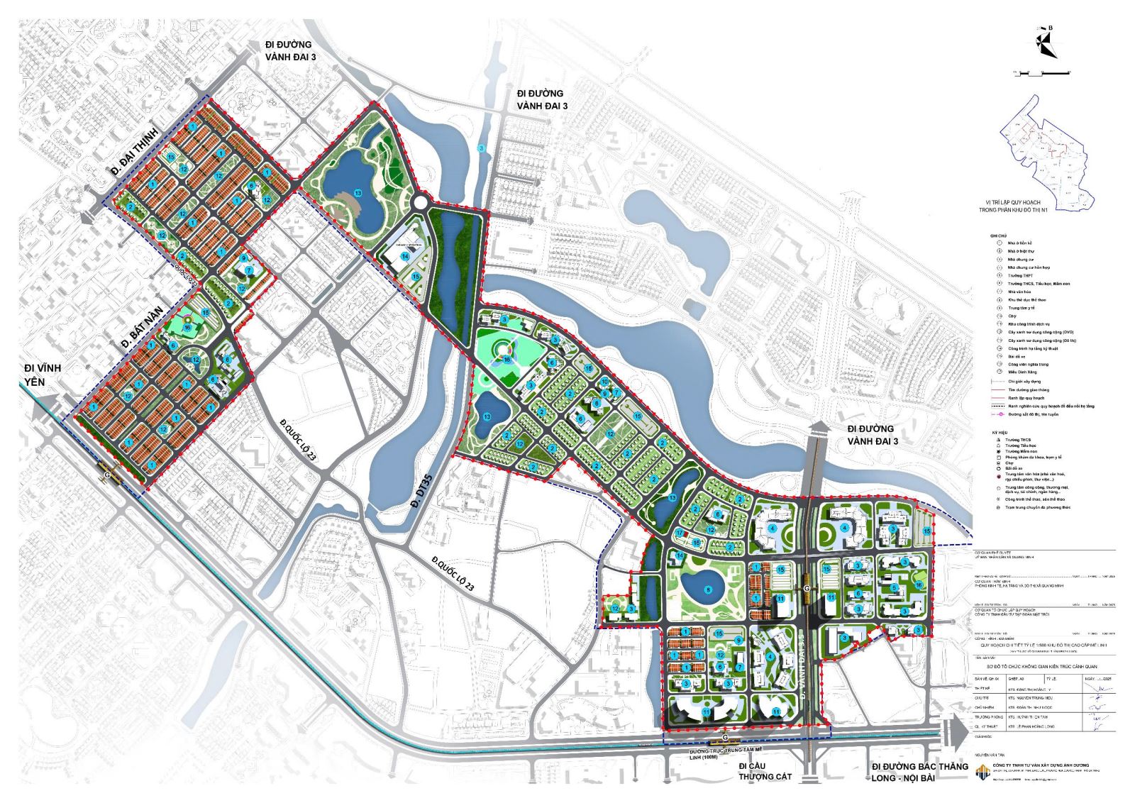 Phê duyệt quy hoạch Khu đô thị cao cấp Mê Linh (Hà Nội) 205ha- Ảnh 1.