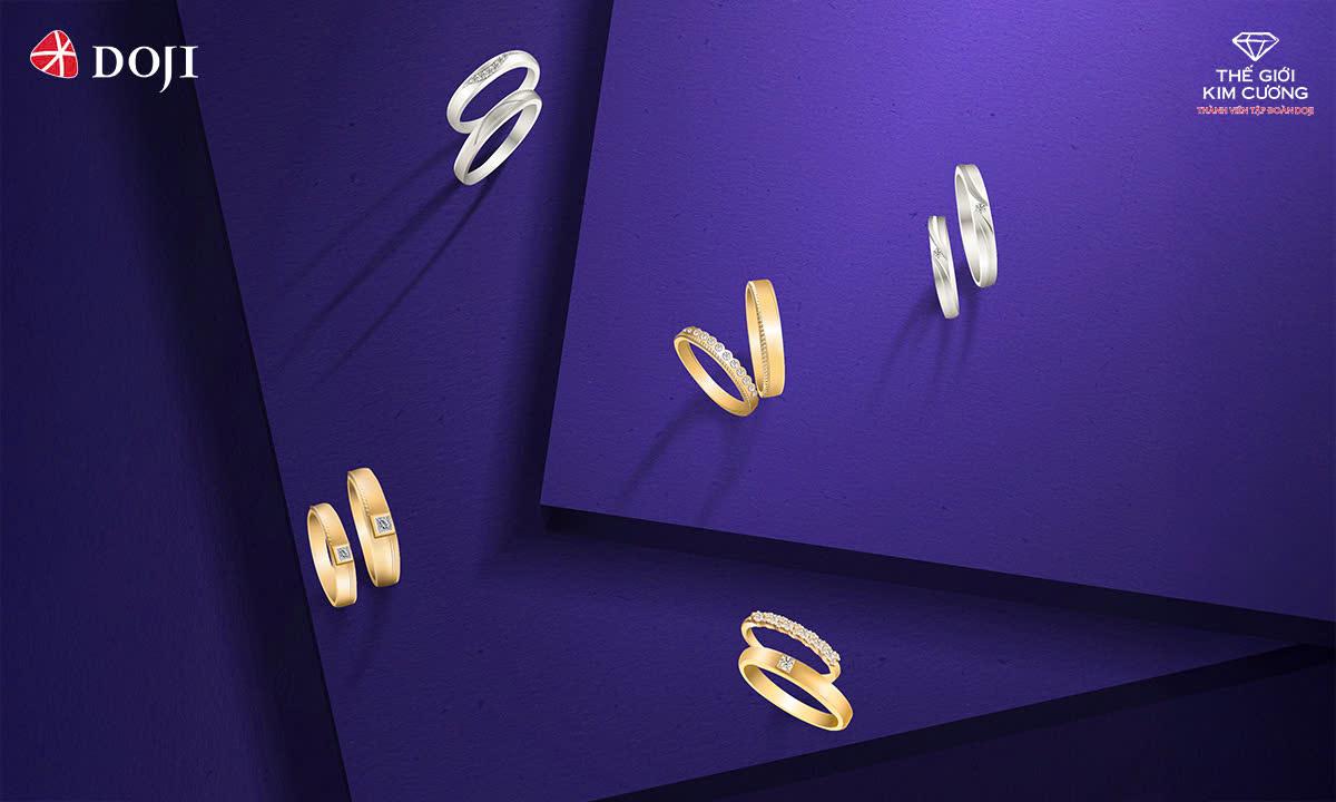 DOJI và Thế giới Kim cương - địa chỉ tin cậy cho các sản phẩm nhẫn cưới- Ảnh 1. DOJI và Thế giới Kim cương - địa chỉ tin cậy cho các sản phẩm nhẫn cưới- Ảnh 1.