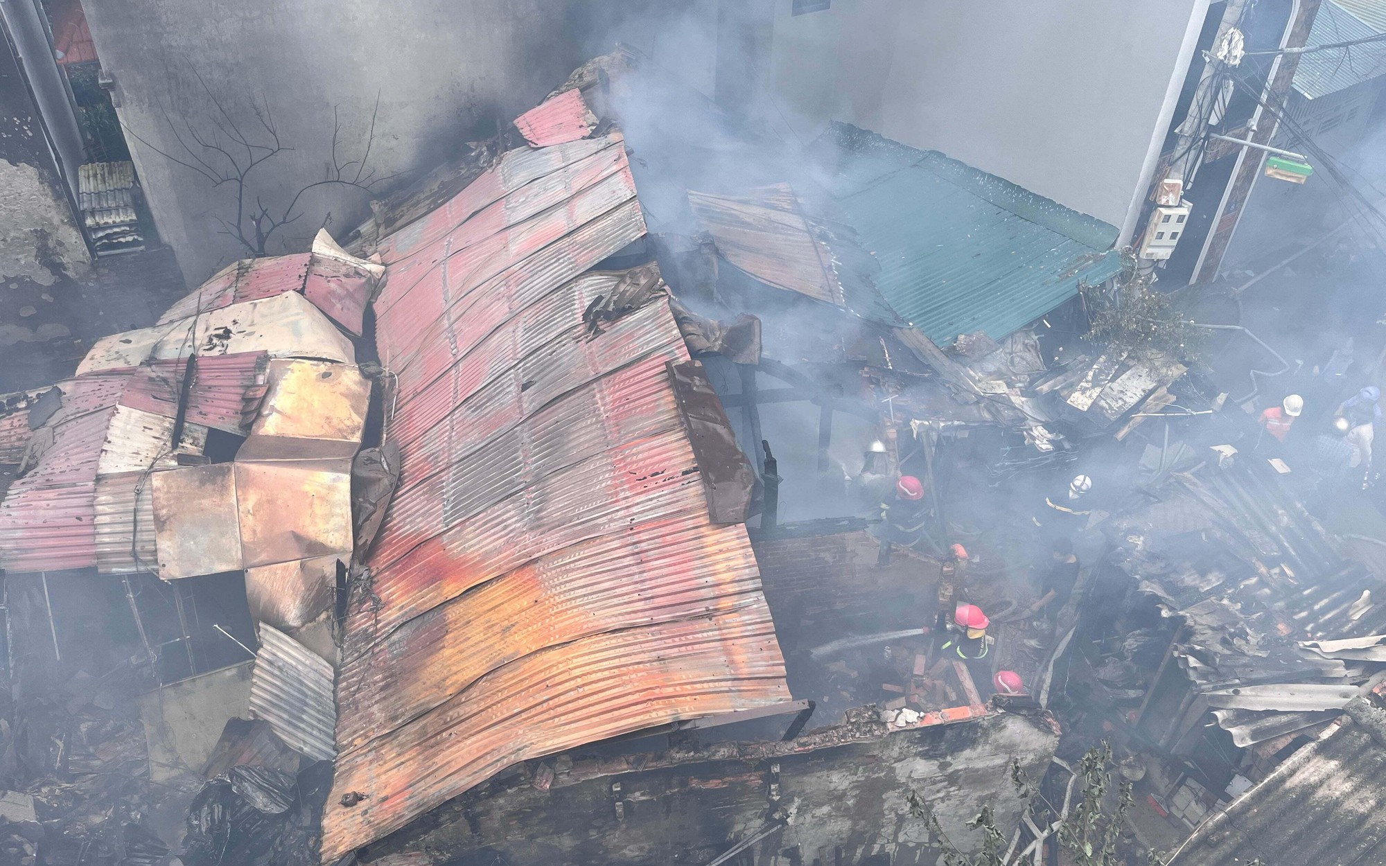 Điều tra vụ cháy nhà khiến ông lão tử vong ở Hà Nội