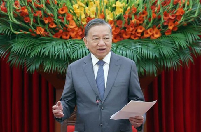 Tổng Bí thư Tô Lâm gửi thư thăm hỏi đồng bào, lực lượng đang ứng phó, khắc phục thiên tai- Ảnh 1. Tổng Bí thư Tô Lâm gửi thư thăm hỏi đồng bào, lực lượng đang ứng phó, khắc phục thiên tai- Ảnh 1.