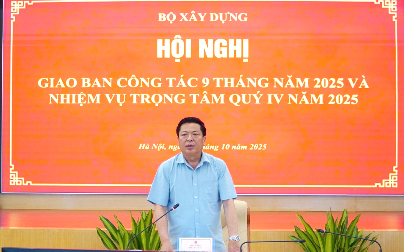 Bộ Xây dựng đạt nhiều kết quả tích cực trong 9 tháng đầu năm 2025