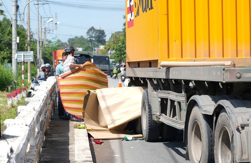 Hiện trường vụ tai nạn - Ảnh: Minh Phú. Hiện trường vụ tai nạn - Ảnh: Minh Phú.