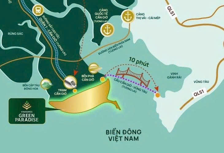 Tập đoàn Vingroup đề xuất nghiên cứu cầu vượt biển nối Cần Giờ với Vũng Tàu- Ảnh 1.