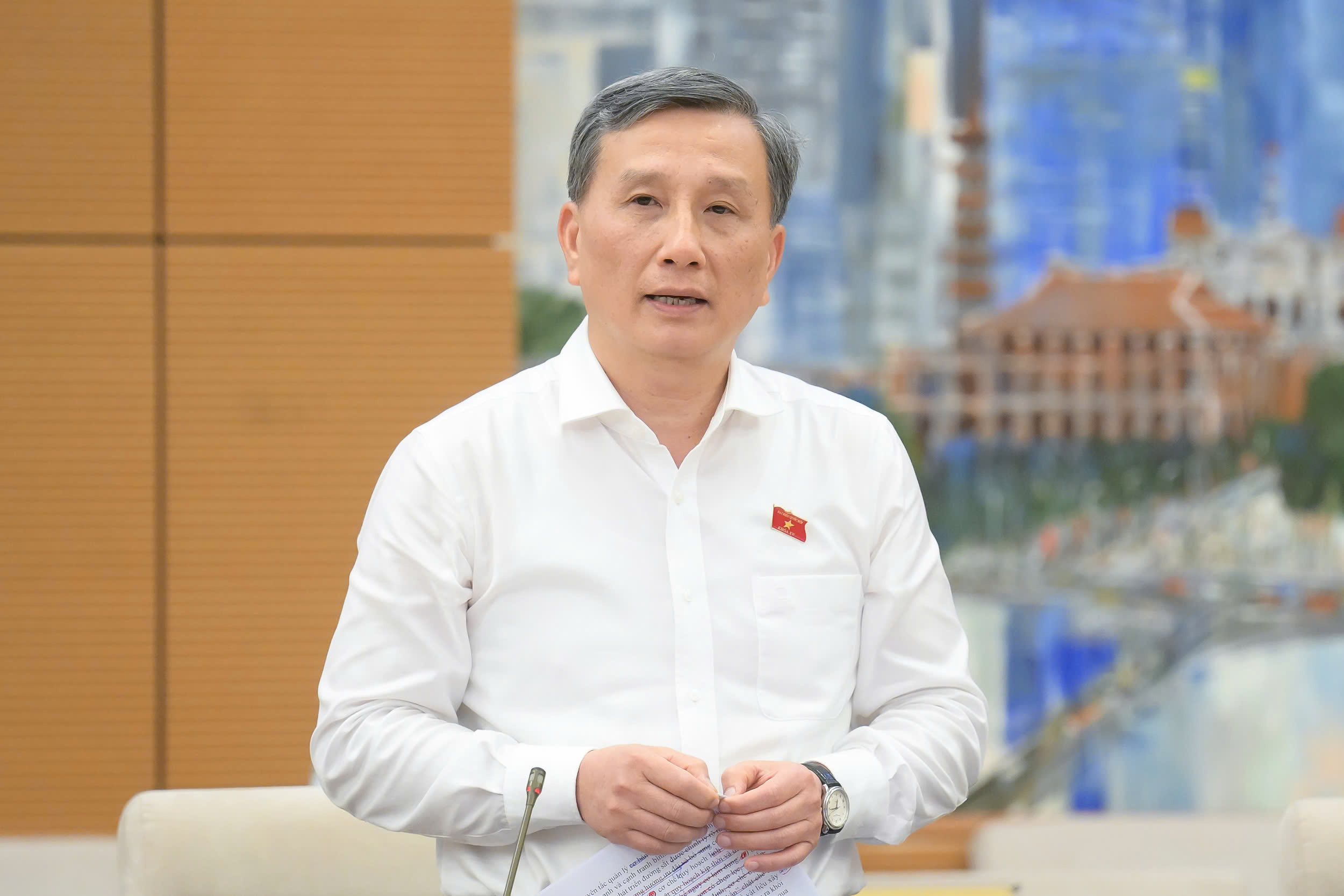 Cho thôi làm nhiệm vụ đại biểu Quốc hội đối với ông Lê Quang Huy- Ảnh 1.