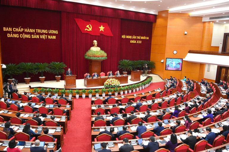 Khai mạc Hội nghị lần thứ 13 Ban Chấp hành Trung ương Đảng khóa XIII- Ảnh 2.