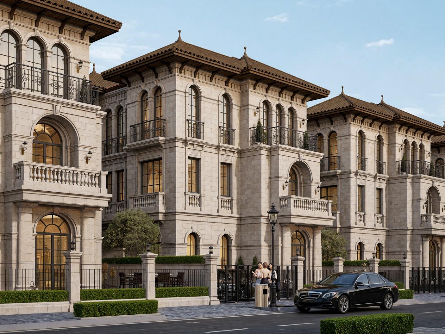 Nghệ thuật châu Âu trong kiến trúc Alluvia City có gì đặc biệt?- Ảnh 2.