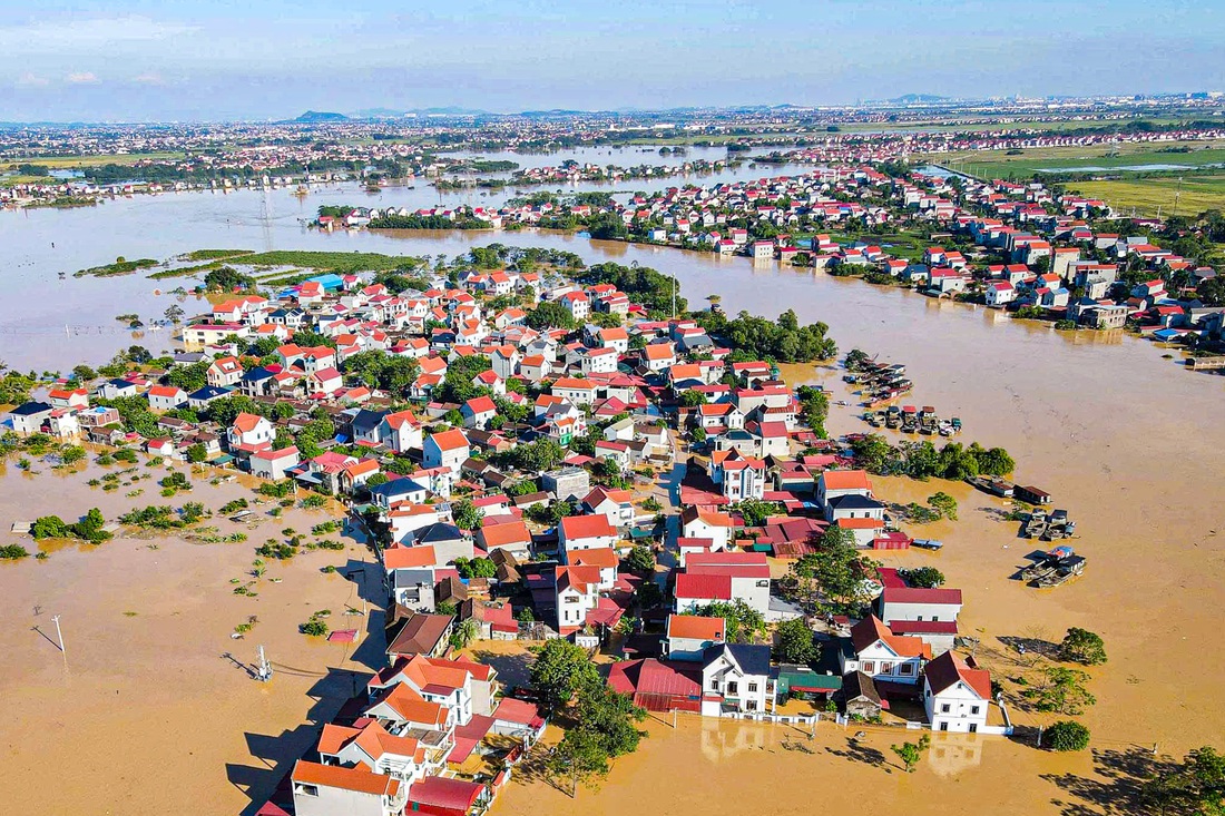 Bắc Ninh phát tin lũ đặc biệt lớn trên sông Cầu, sông Thương- Ảnh 1.