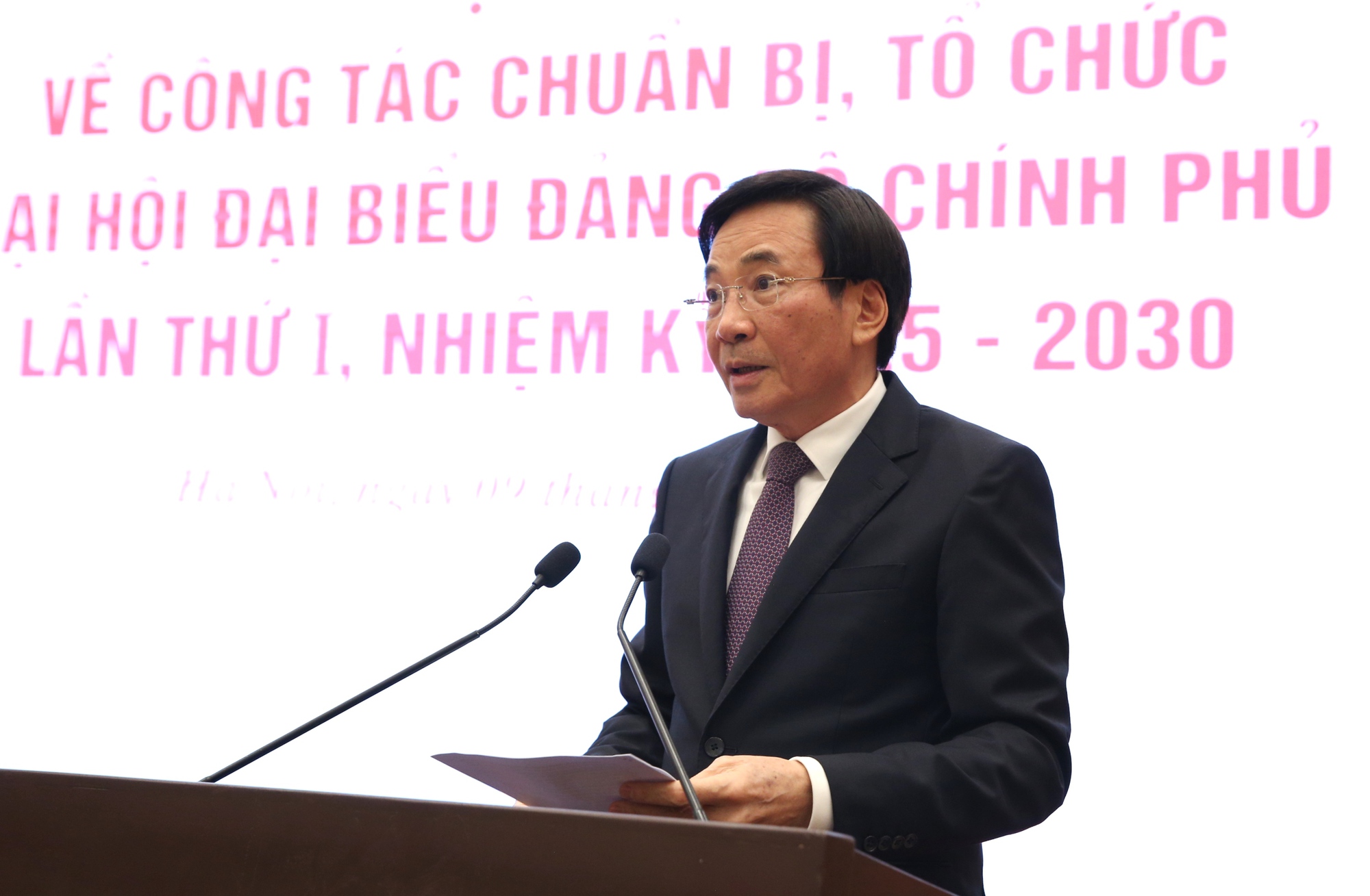 453 đại biểu dự Đại hội đại biểu Đảng bộ Chính phủ lần thứ I- Ảnh 1. 453 đại biểu dự Đại hội đại biểu Đảng bộ Chính phủ lần thứ I- Ảnh 1.