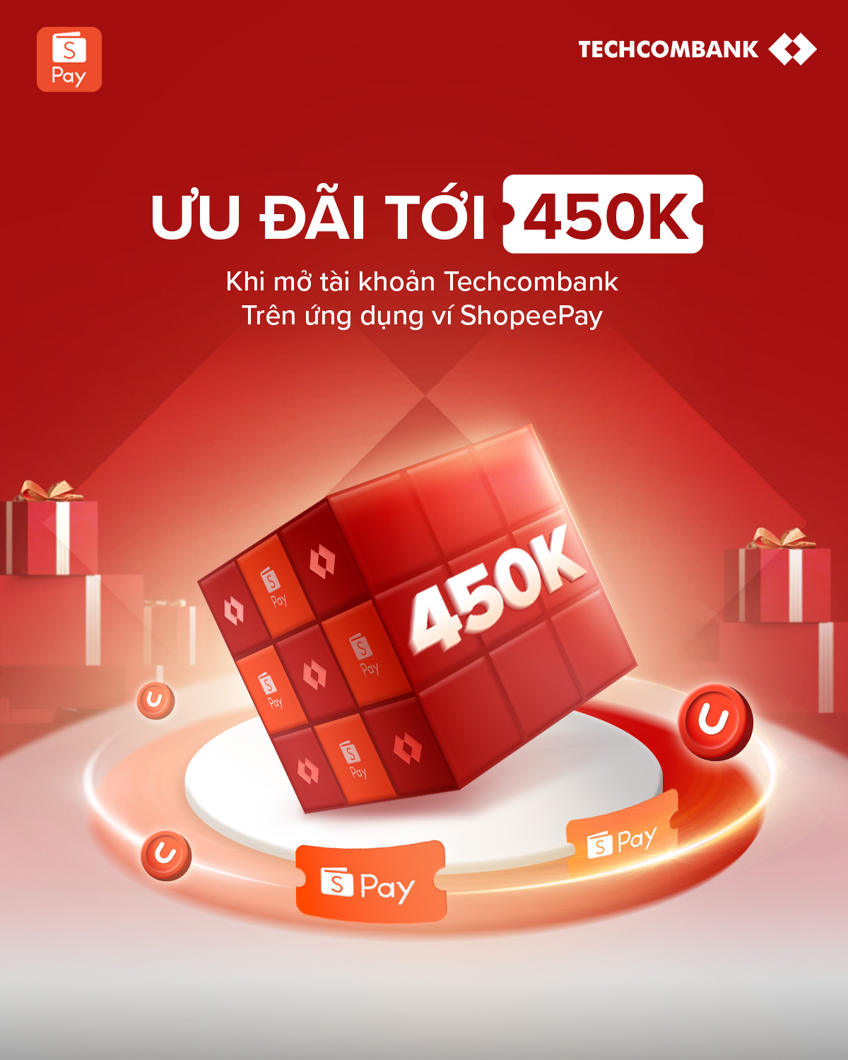 Techcombank mở tài khoản và liên kết ví điện tử trên ứng dụng ShopeePay- Ảnh 1.