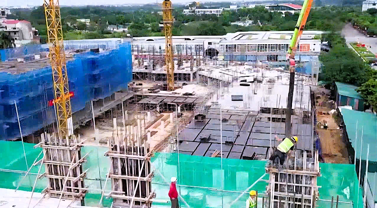 Hà Nội: Cận cảnh tiến độ dự án nhà ở xã hội CT3 Kim Chung được mở bán từ 17/11- Ảnh 5. Hà Nội: Cận cảnh tiến độ dự án nhà ở xã hội CT3 Kim Chung được mở bán từ 17/11- Ảnh 5.