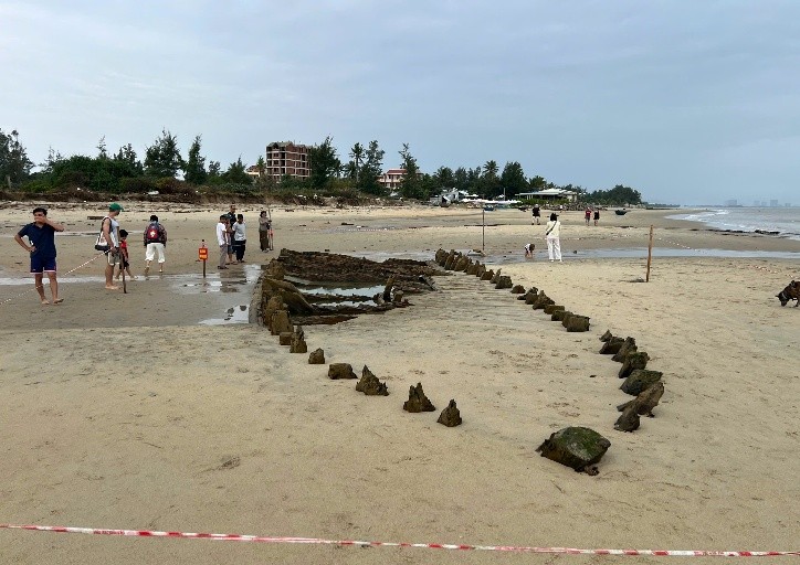 Đà Nẵng: Khoanh vùng, tạo khu vực cách ly để bảo quản tàu cổ ở biển Hội An- Ảnh 1.