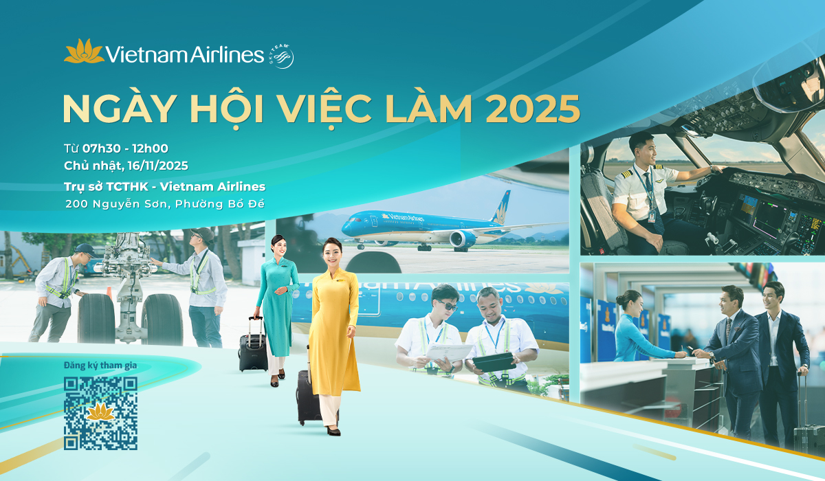 Vietnam Airlines lần đầu tiên tổ chức Ngày hội việc làm- Ảnh 1.