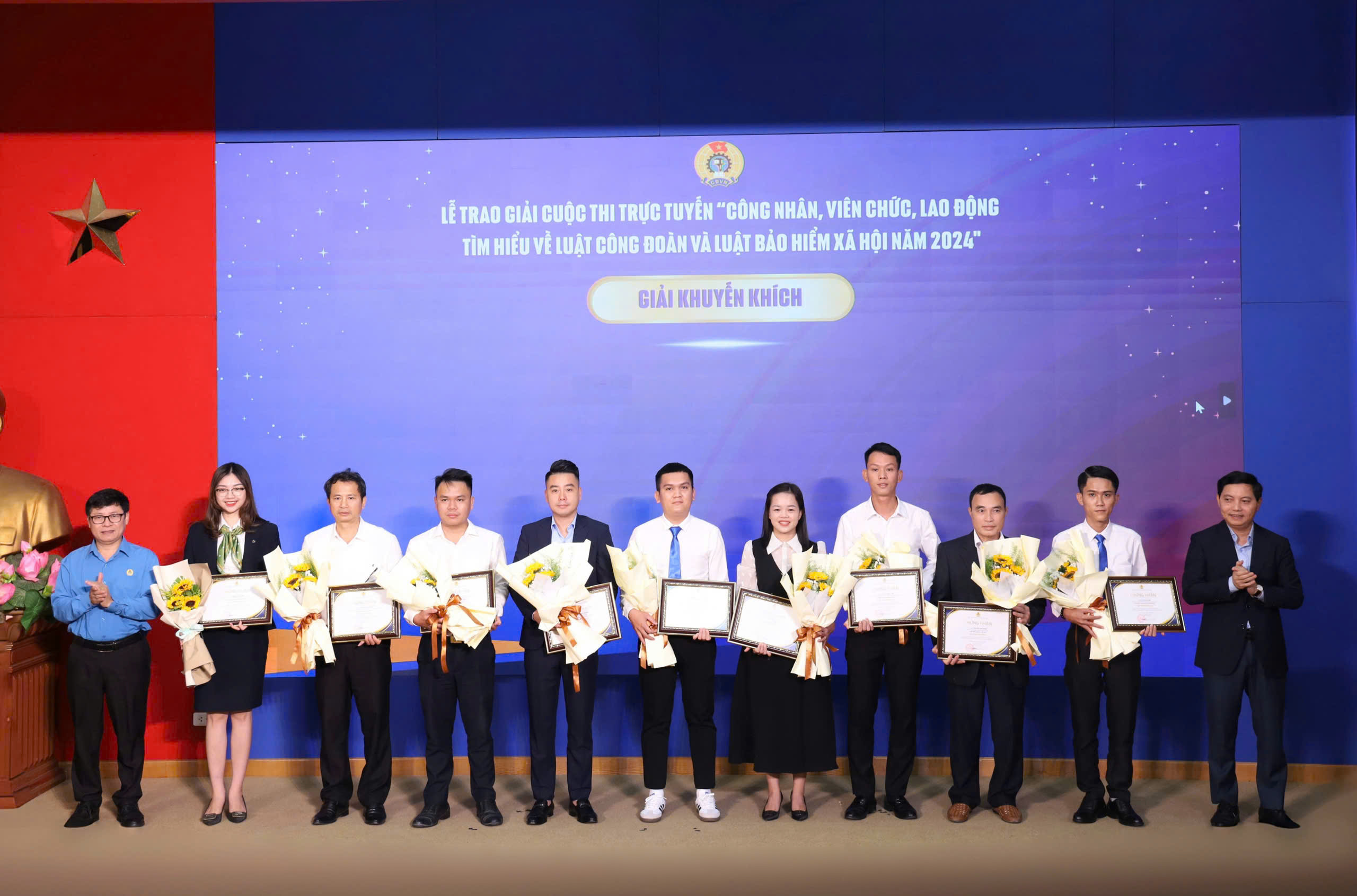 Hai đoàn viên ngành Xây dựng được vinh danh tại Cuộc thi tìm hiểu Luật Công đoàn và BHXH- Ảnh 3.