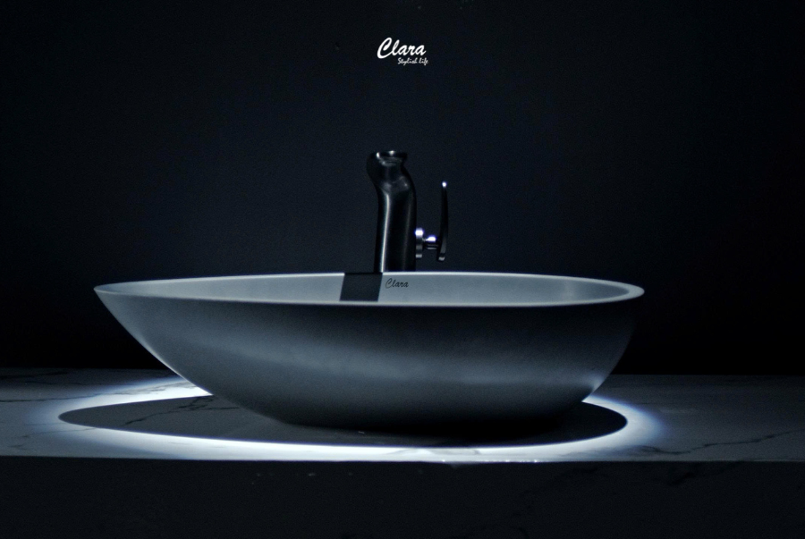 Amber Solid Surface - Khi Clara định nghĩa lại chuẩn mực của phòng tắm thượng lưu- Ảnh 1.