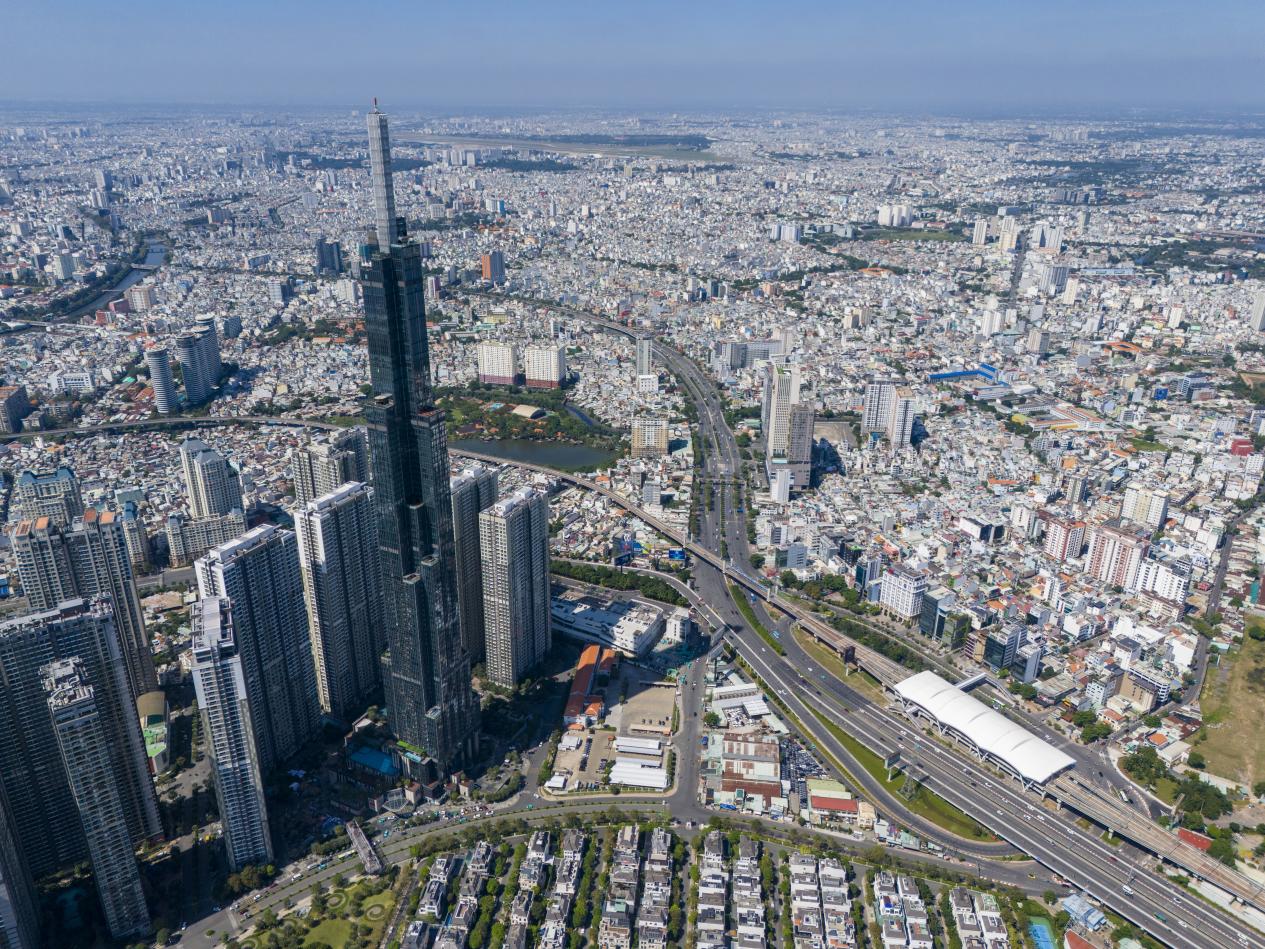 TP.HCM: Nhiều ý kiến phản đối cho thuê căn hộ ngắn hạn trong chung cư- Ảnh 1. DJI_20241229112234_0046_D